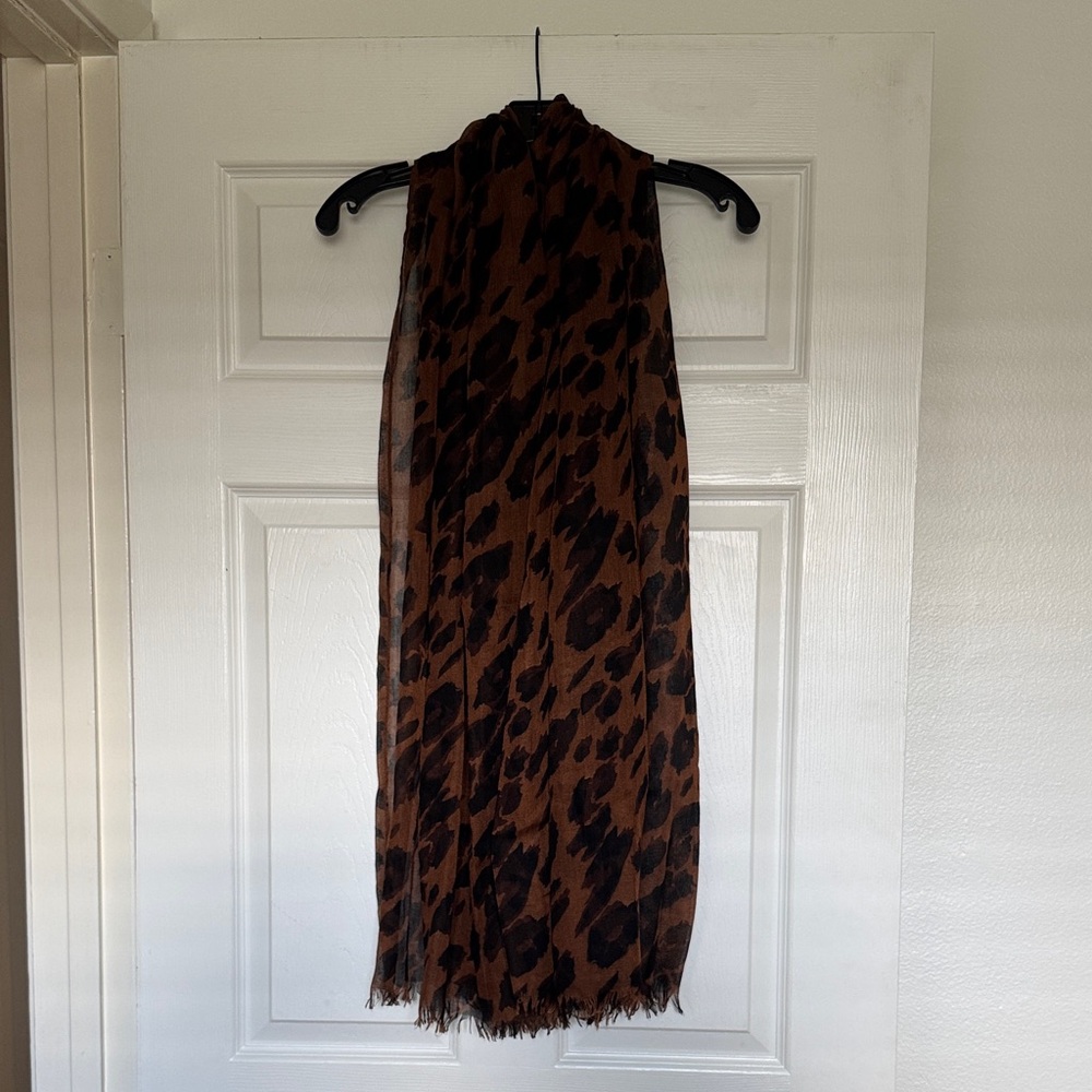 Leopard Print Scarf